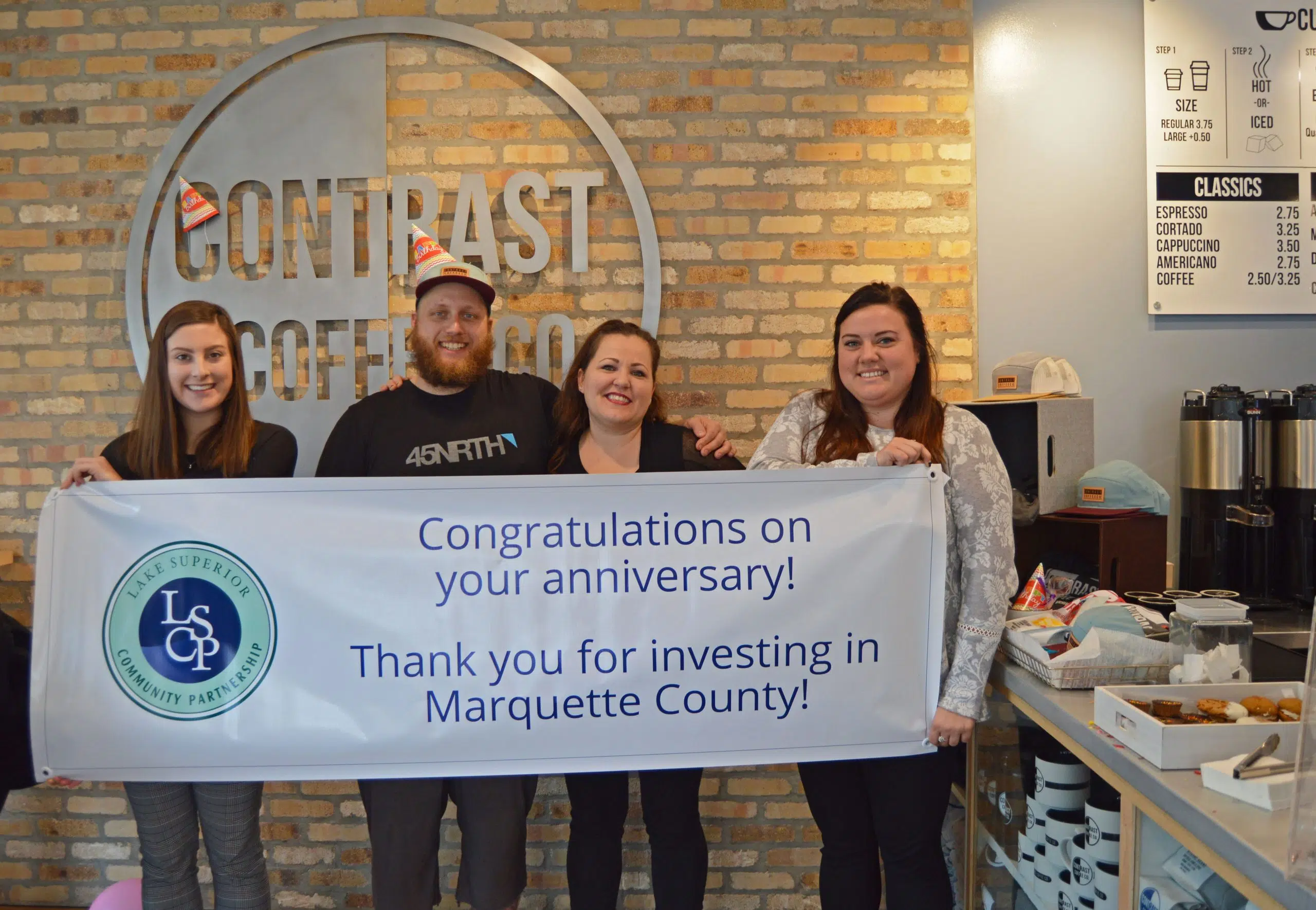 Contrast Coffee Celebrates One Year In Marquette