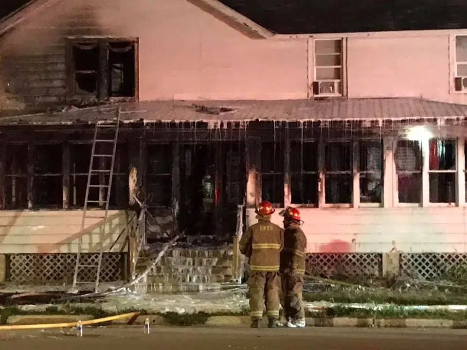 Late-Night Fire Destroys Downtown Escanaba Home | Radioresultsnetwork.com