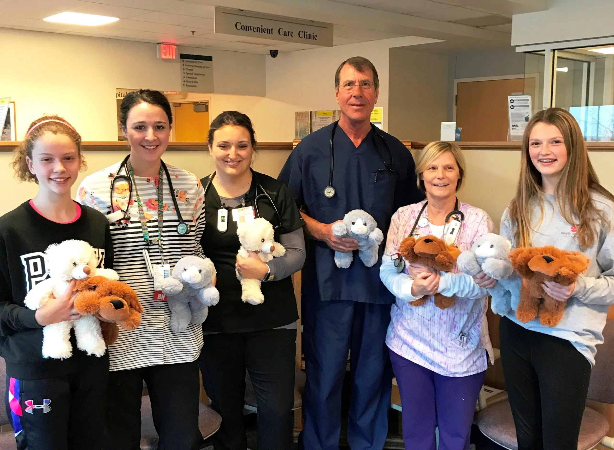 Norway Students Donate Stuffed Animals To Hospital 