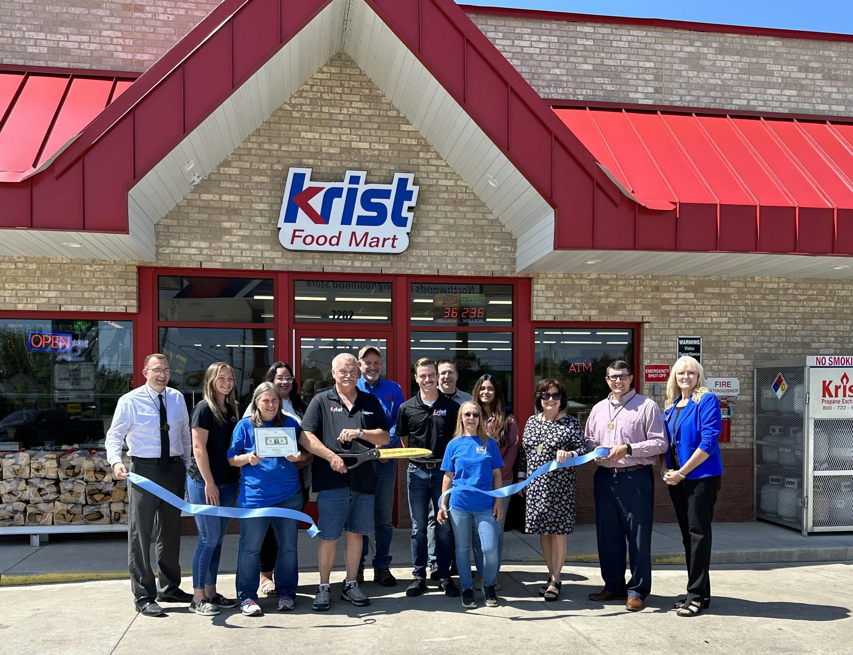 Krist Oil Holds RibbonCutting; Joins Dickinson County Chamber