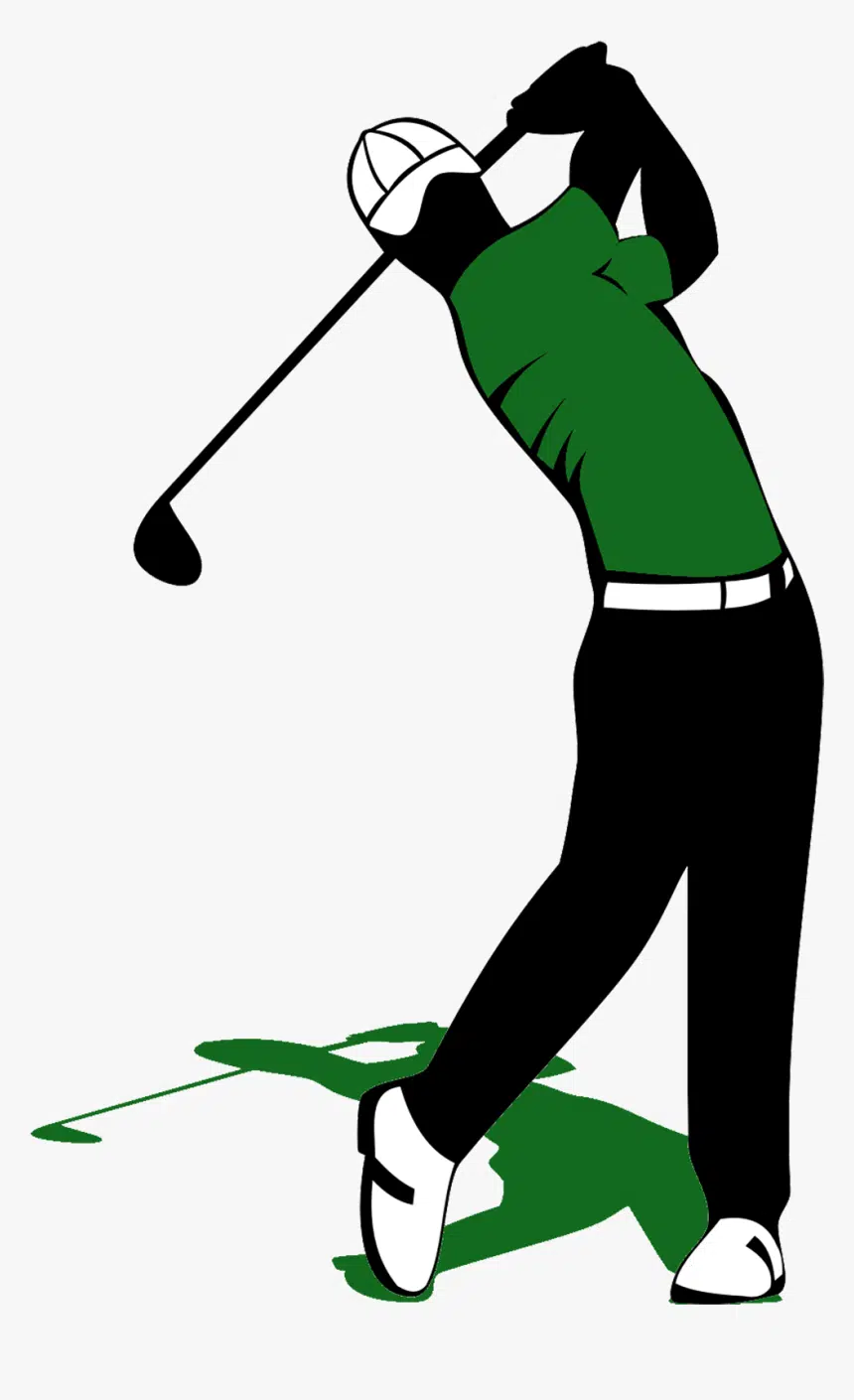 golfer swing clip art
