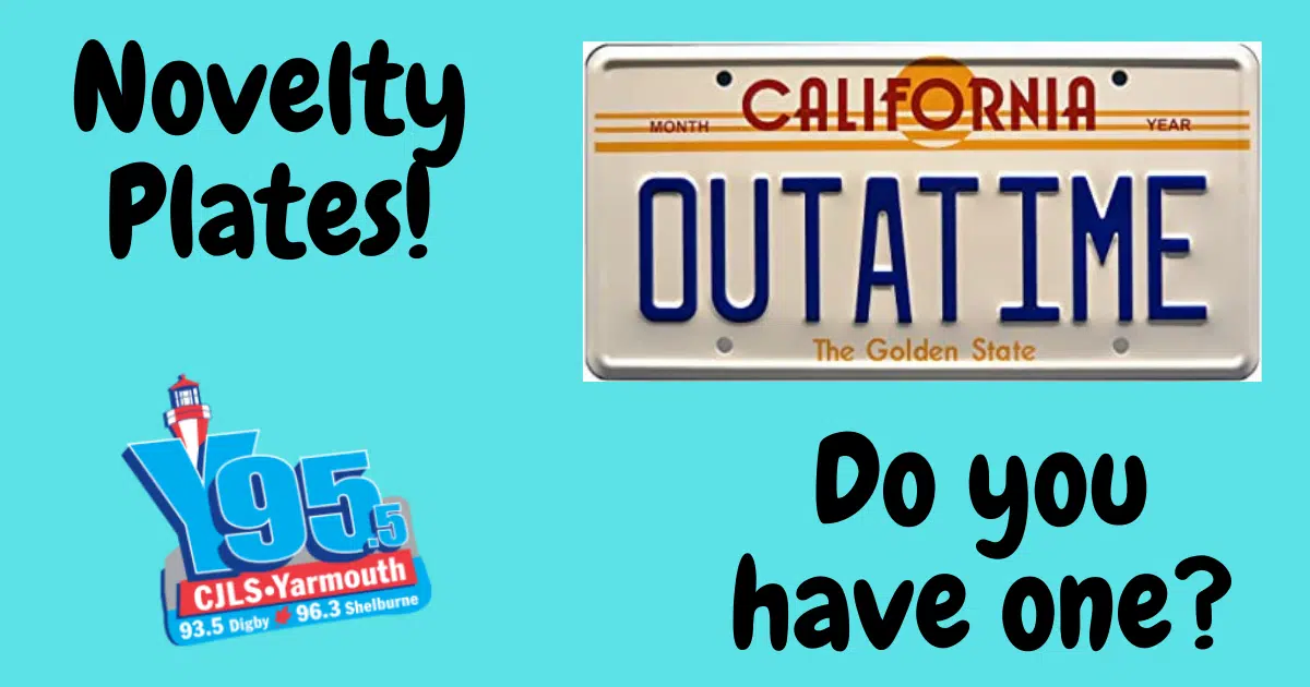 Novelty Licence Plates! Do You Have One On The Front Of Your Car? Y95.5