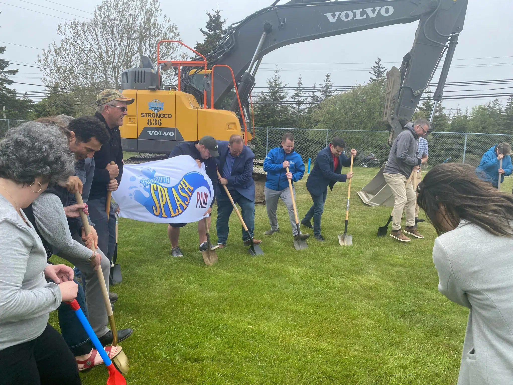 SodTurning Ceremony For Yarmouth Splash Park at Mariners Centre Y95.5