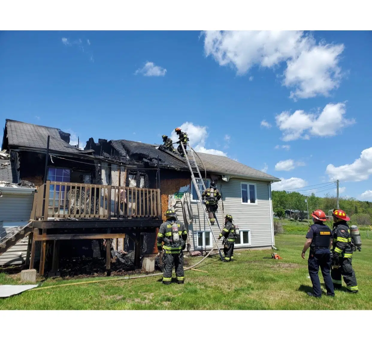 Fire Damages Ammon Road Home 91.9 The Bend