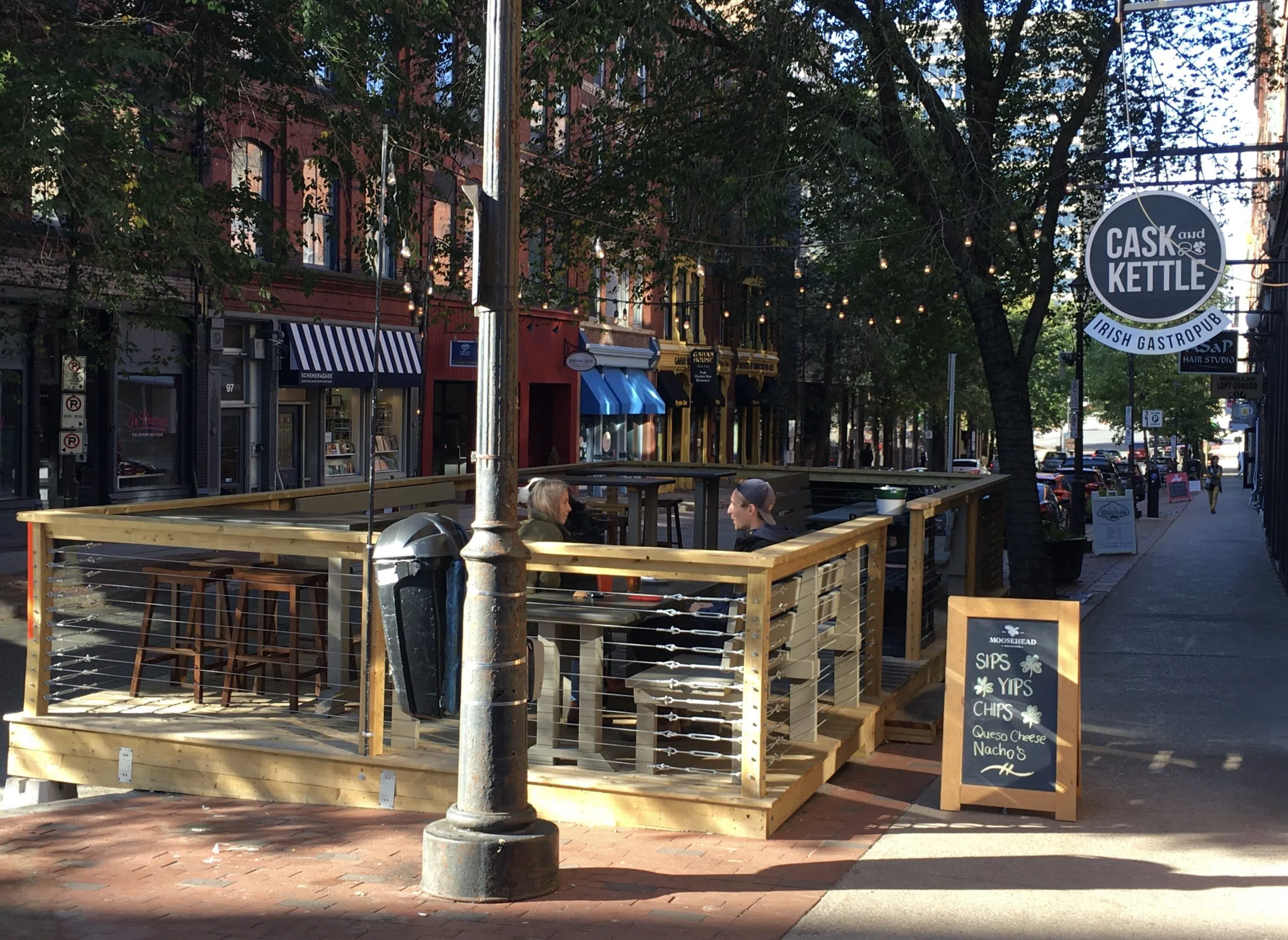 City Waiving Sidewalk Café Permit Fees