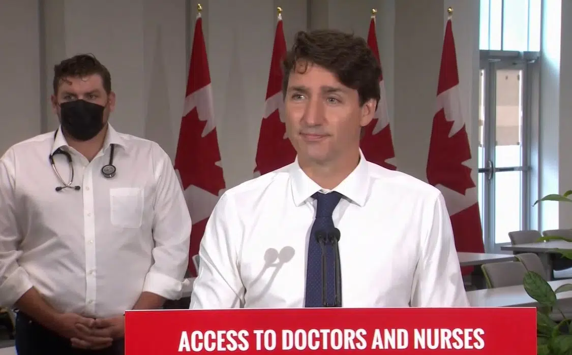 Trudeau Promises $6B Healthcare Investment During N.S. Campaign Stop