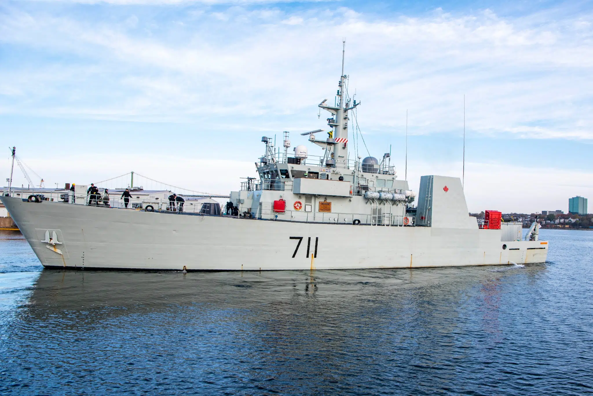 Canadian Ships Depart For Operation REASSURANCE