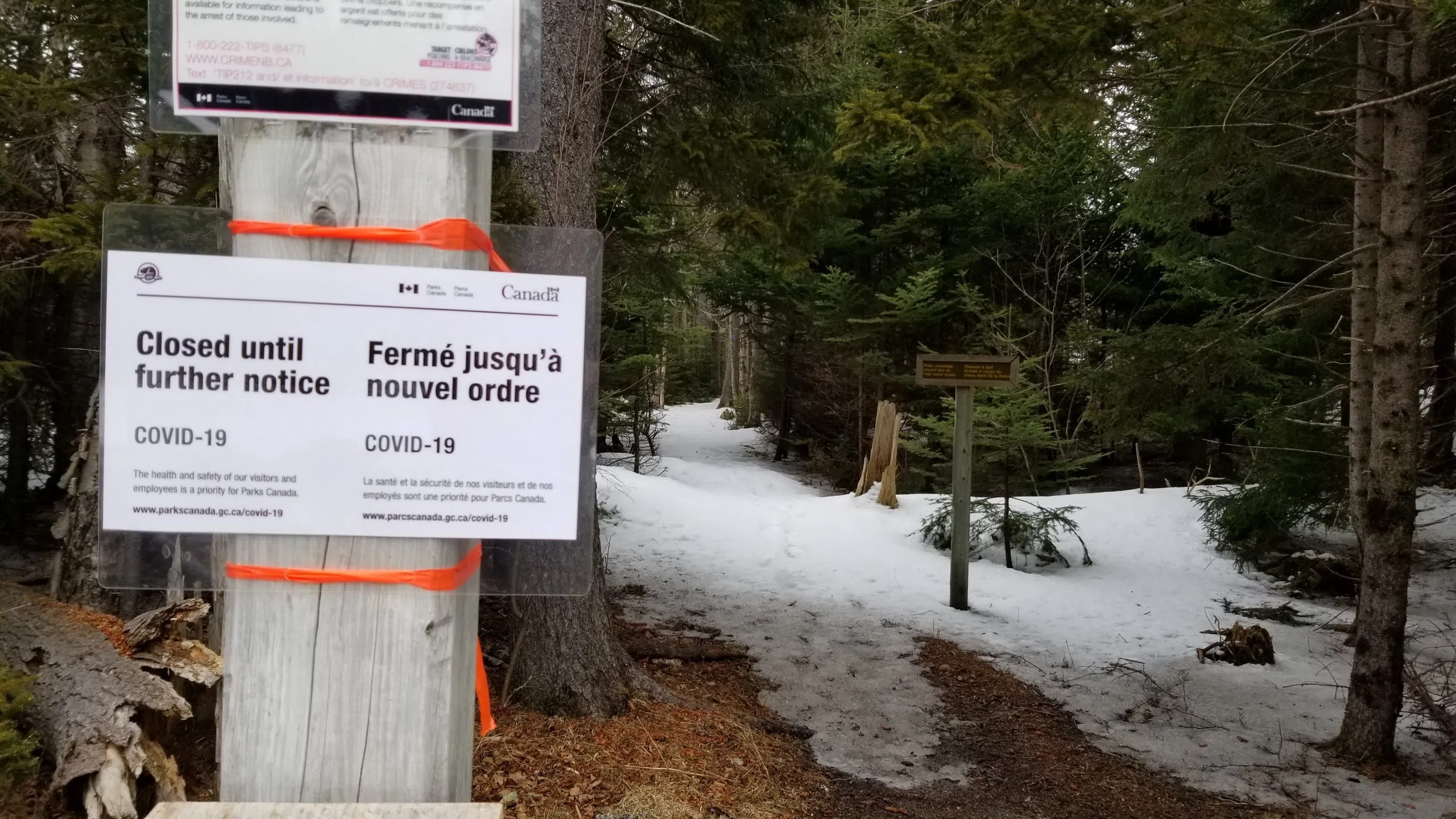 N.B. National Parks Closed For Another Month