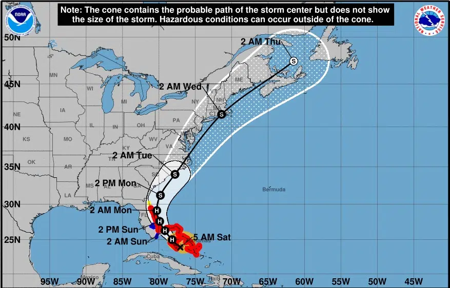 Canadian Forecasters Watching Hurricane Isaias