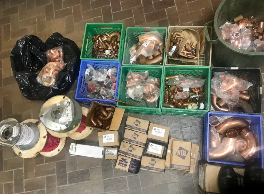 Man Arrested After Stolen Copper Recovered