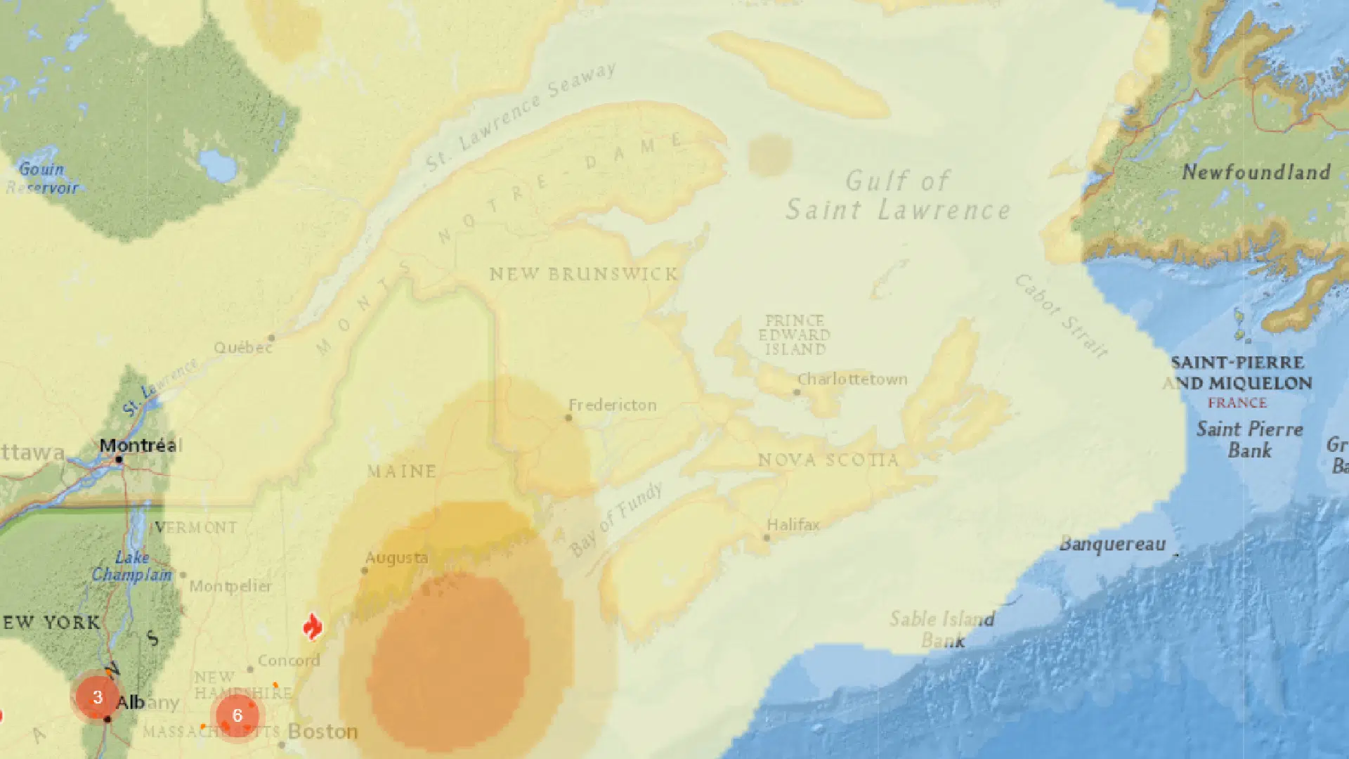 Air Quality Statement Issued For N.B.