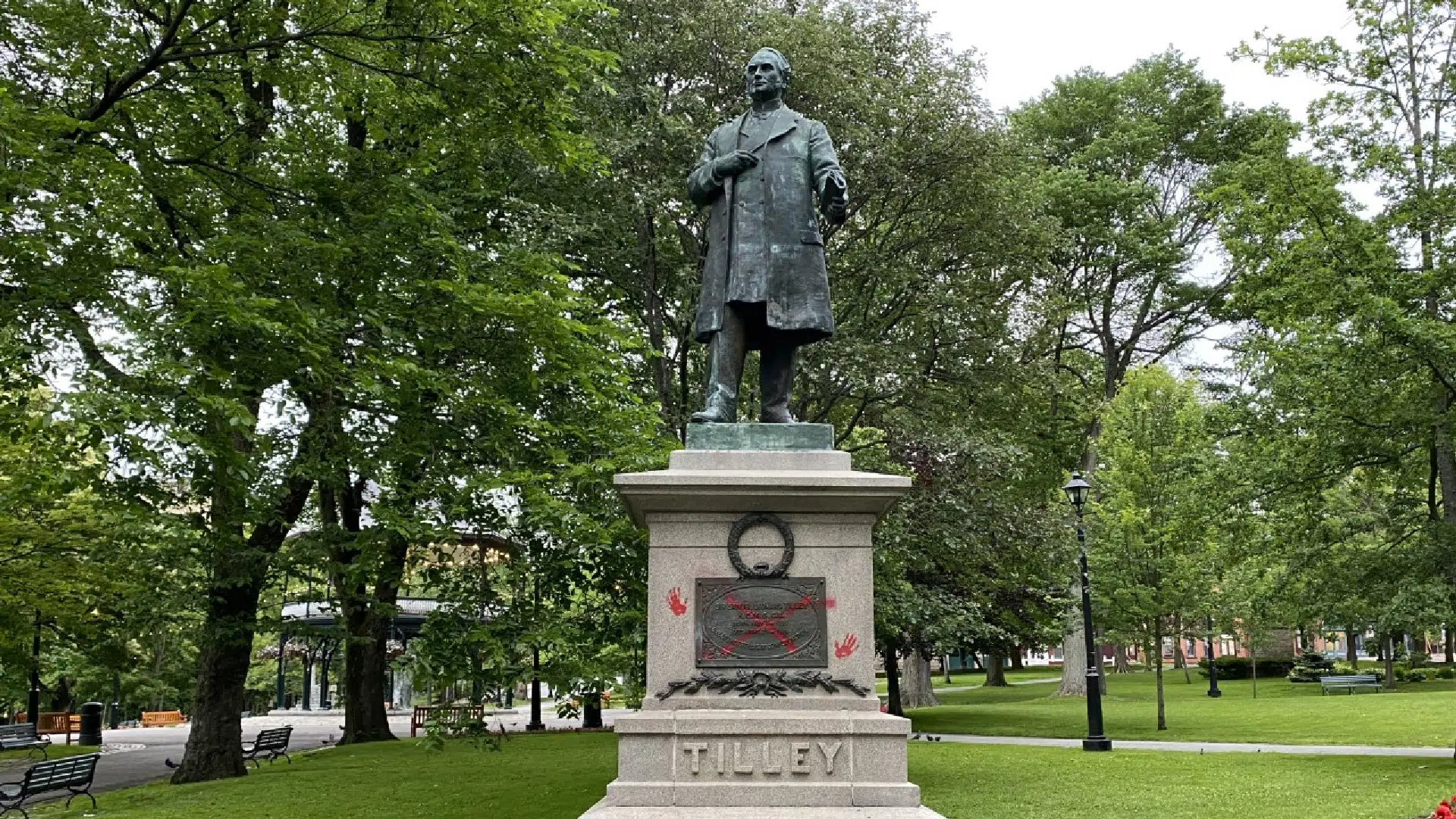 Tilley Statue Defaced In King’s Square