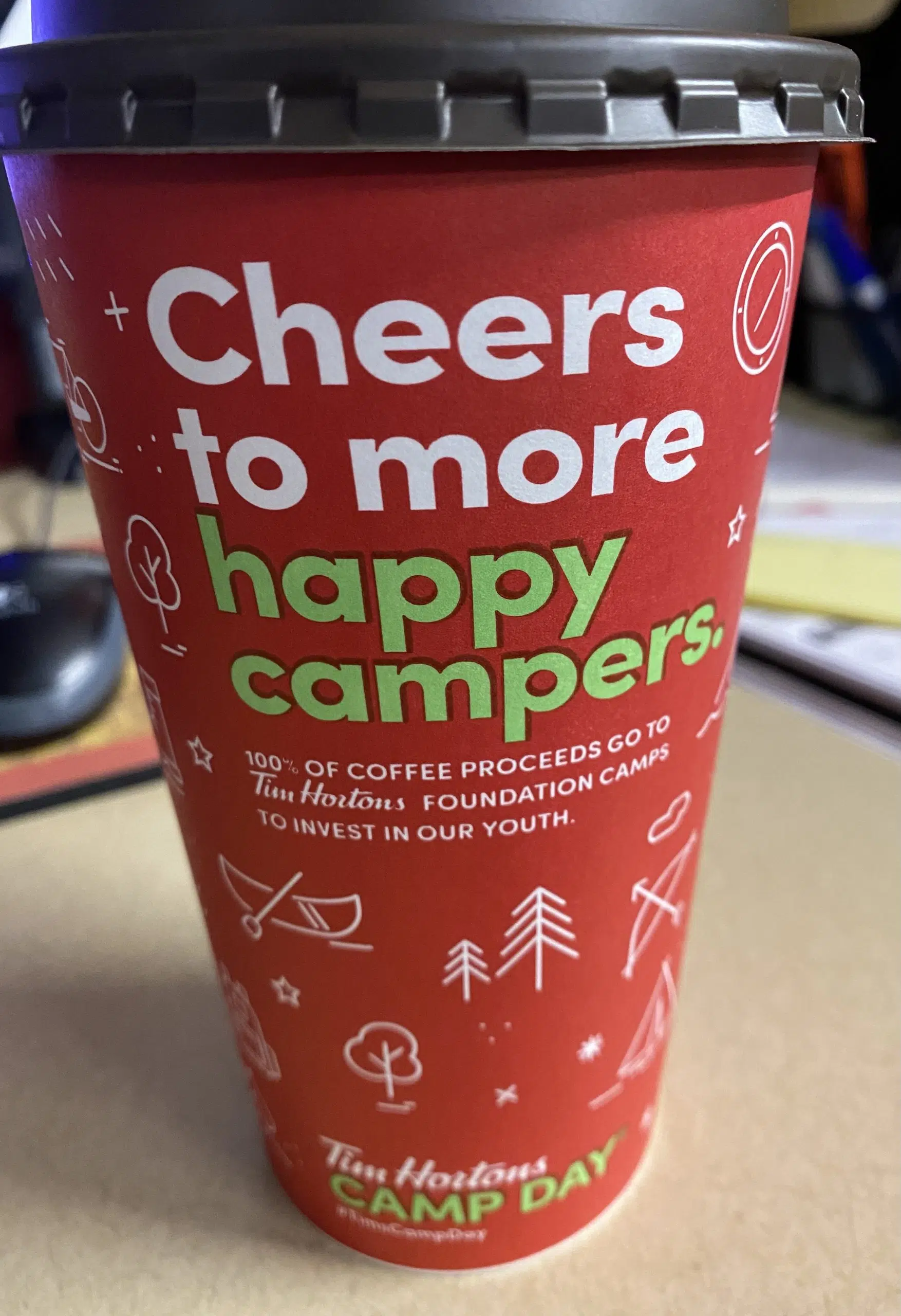 It’s Camp Day At Tim Hortons!