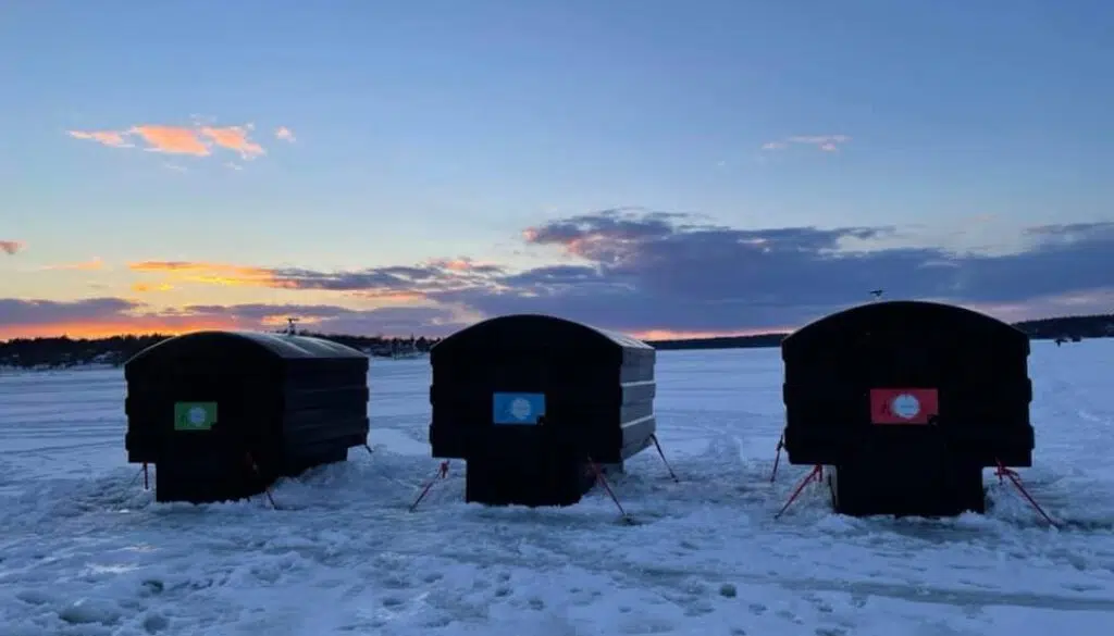The Shacks Has Rentals For People New To Ice Fishing 97.3 The Wave