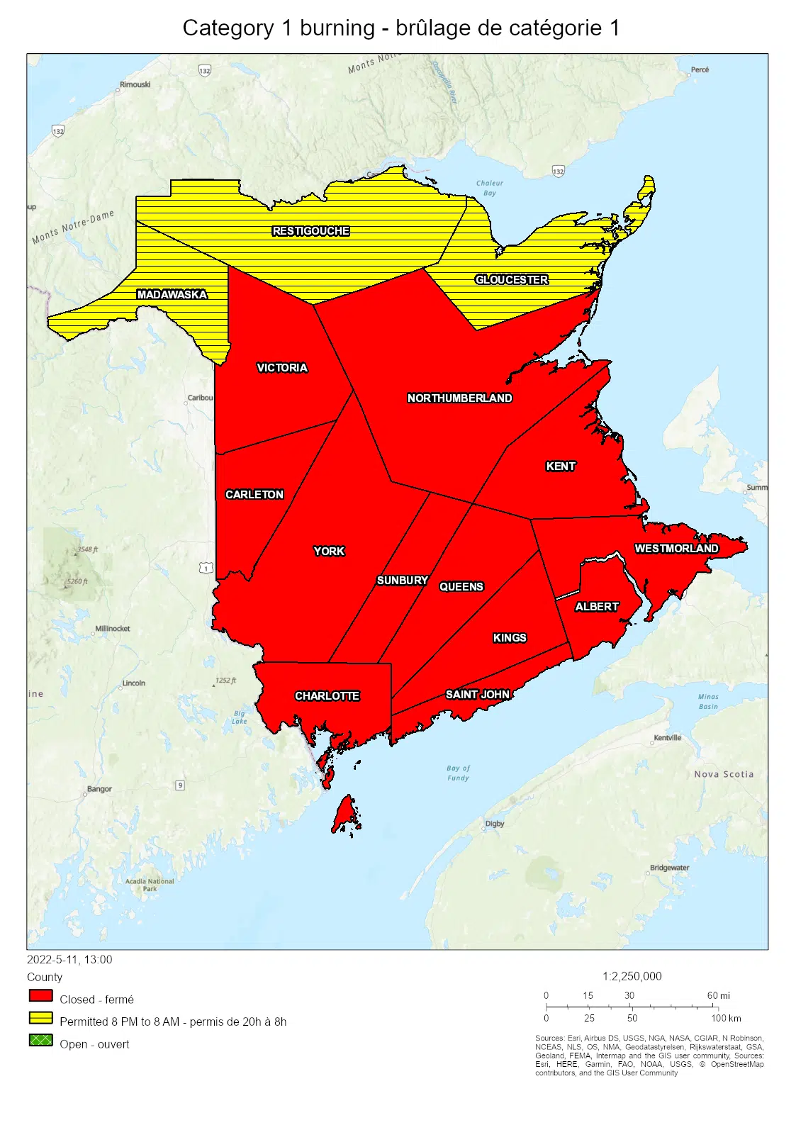Most Of New Brunswick Under Burn Ban 91.9 The Bend