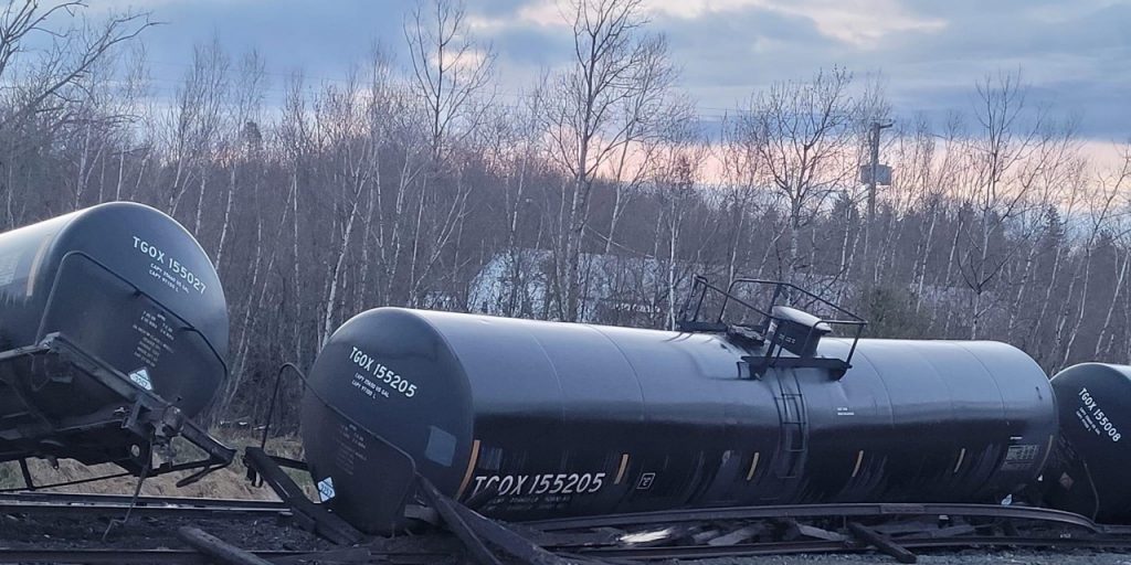Train Derailment Forces Detour in Harvey Station - Vimarsana News