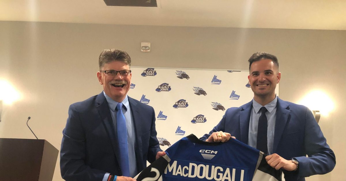 Sea Dogs Officially Welcome Gardiner MacDougall As Head Coach - Vimarsana News