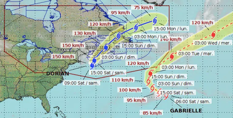 Dorian Moves Into The Maritimes | 98.1 Charlotte FM