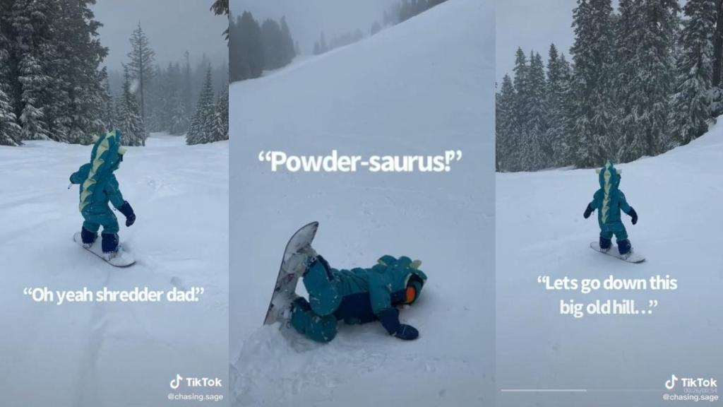 4-year-old enjoys the snow with song - Vimarsana News