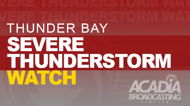 Potential Strong Wind Gusts, Hail For Thunder Bay