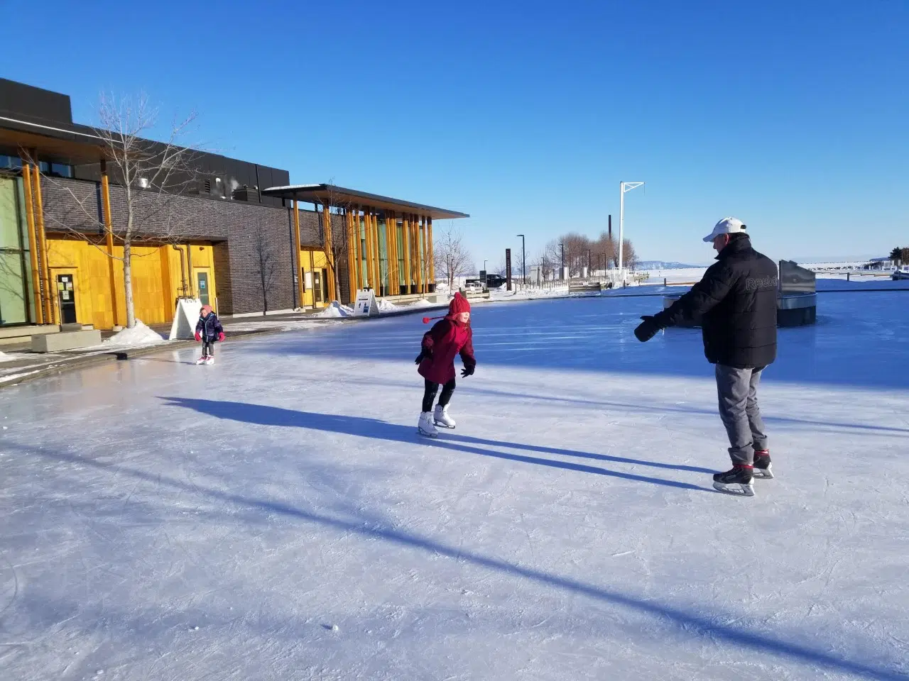 Boarded Skating Rinks Opening Christmas Eve