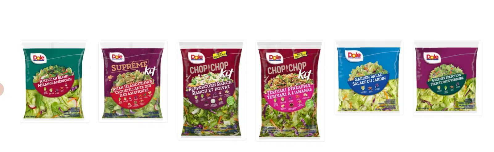 Recall Of Dole And President’s Choice Salads