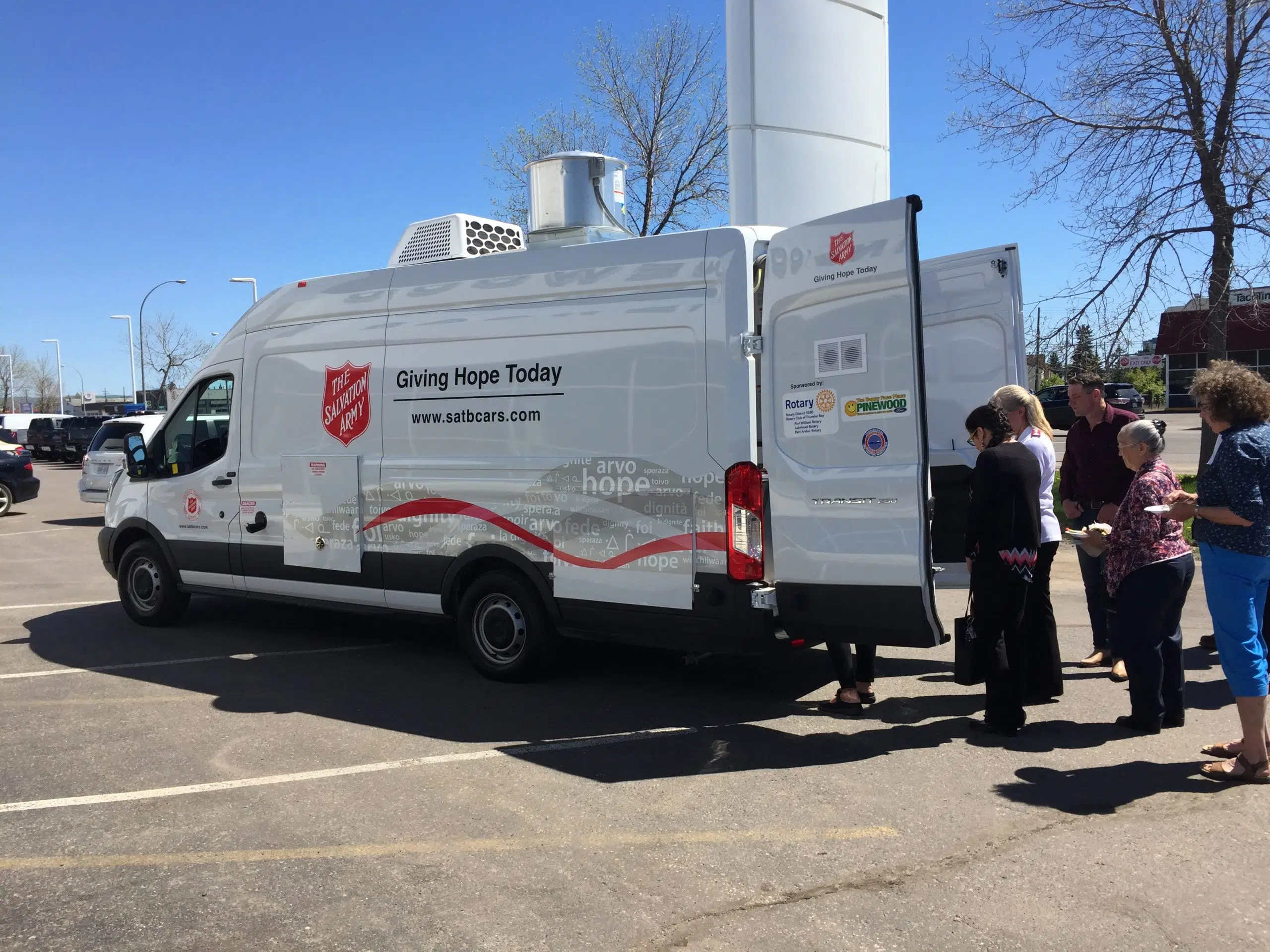 Salvation Army Gets New Soup Van 99.9 THE BAY