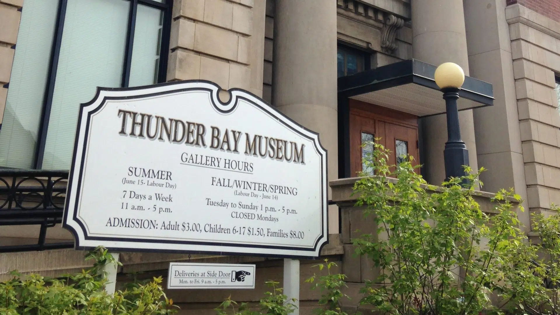 Thunder Bay Museum Back Open