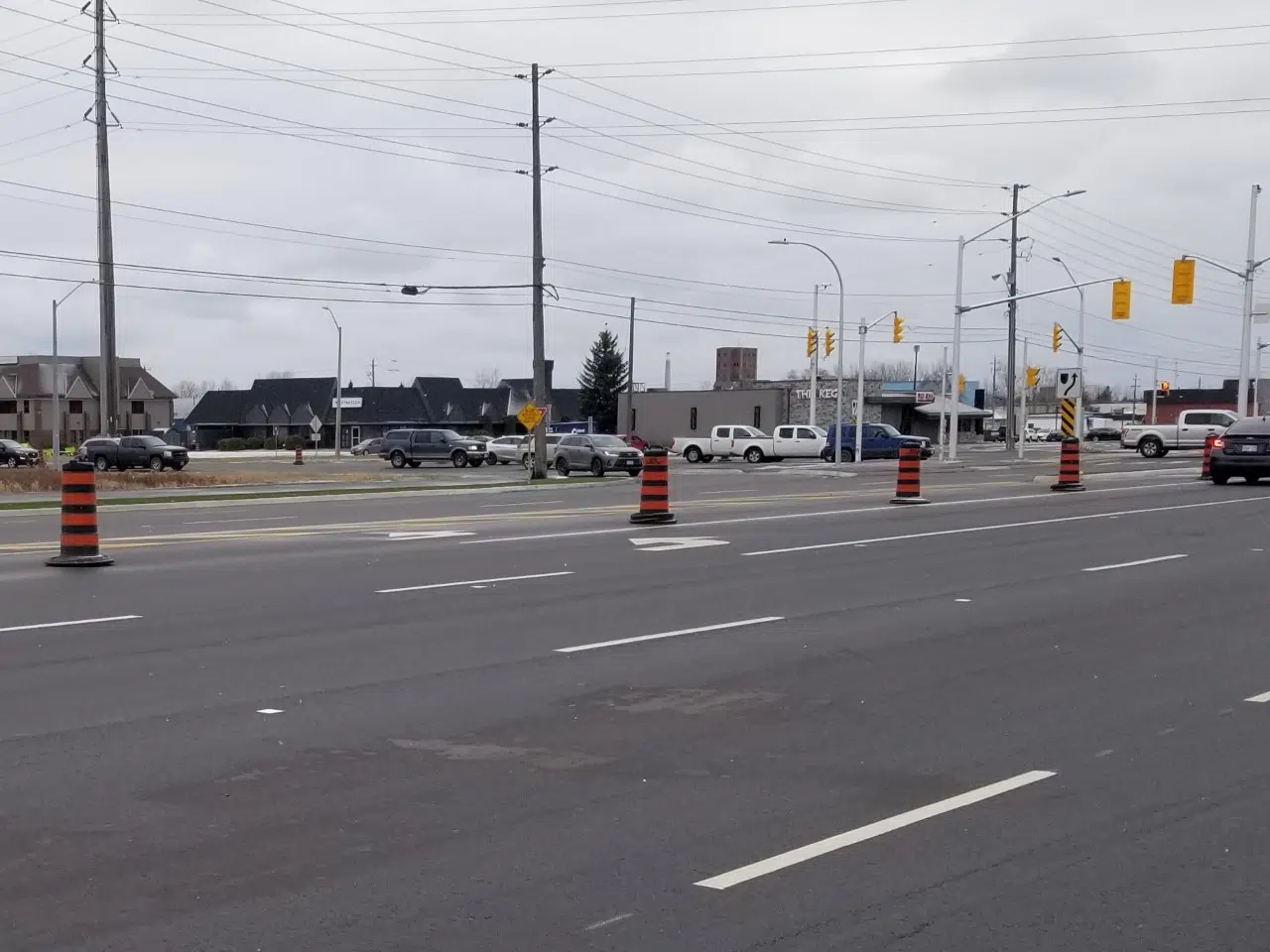 Pylons Block Expressway Lanes-Here’s Why