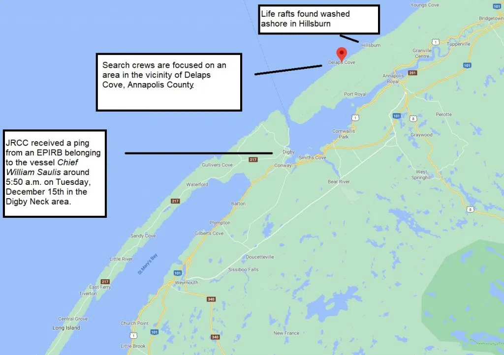 Rescue Mission Continues In Bay Of Fundy Y95 5   Map 1024x722 