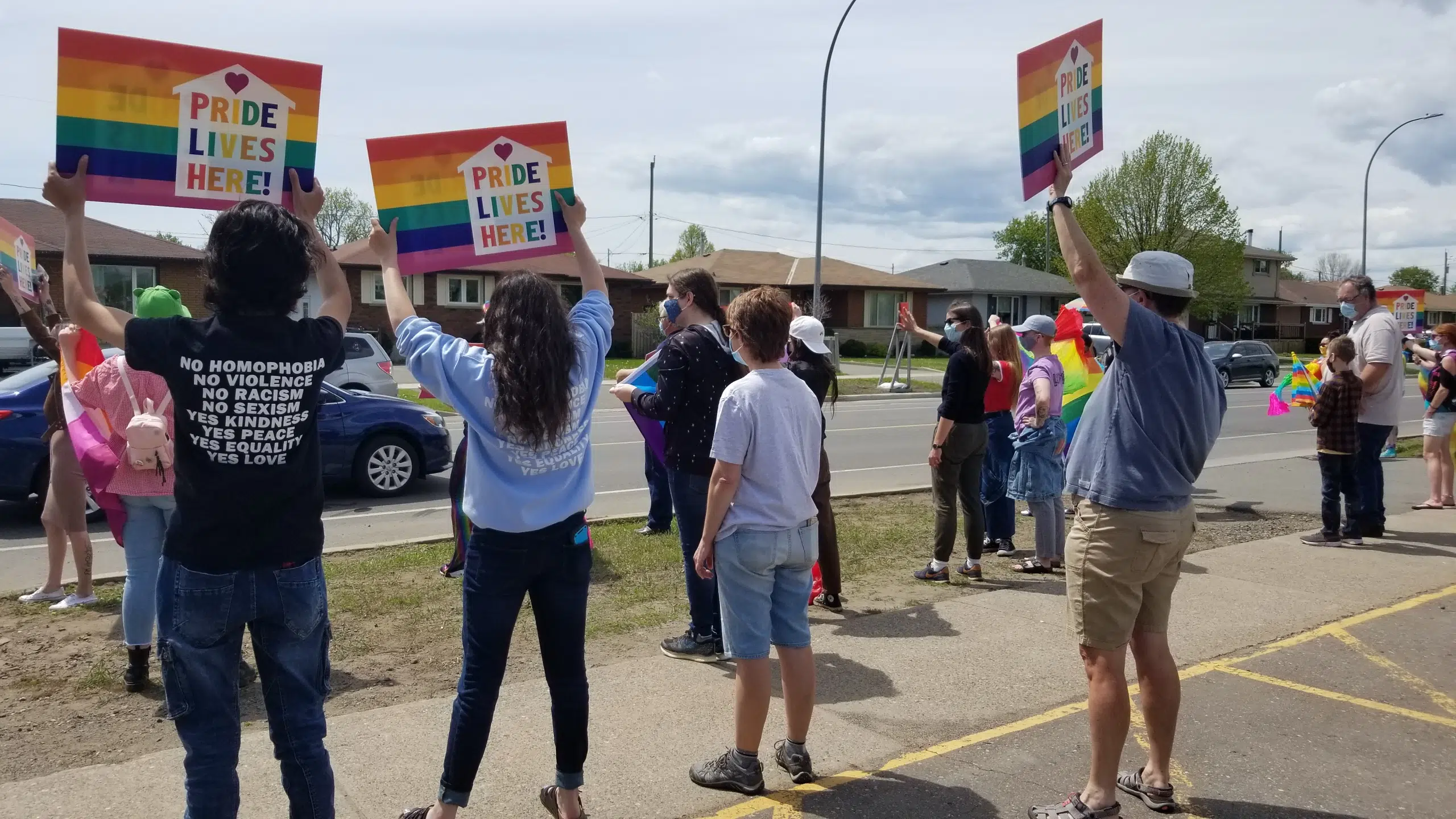 Counter-Protest Shows Pride At Catholic Board