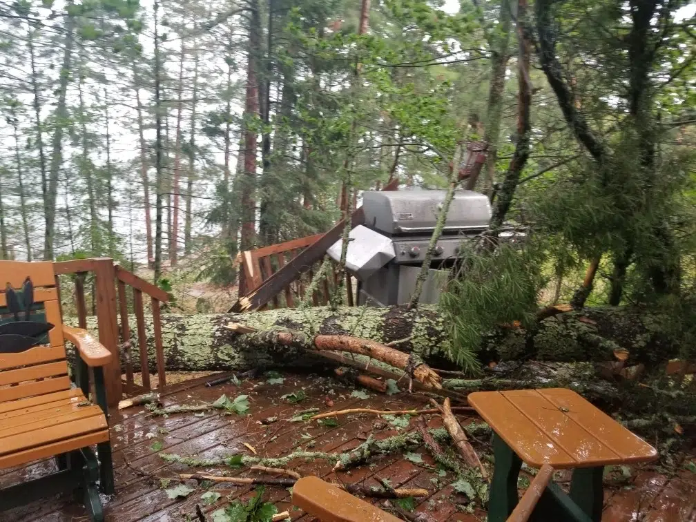 Storm Hits East Of Fort Frances