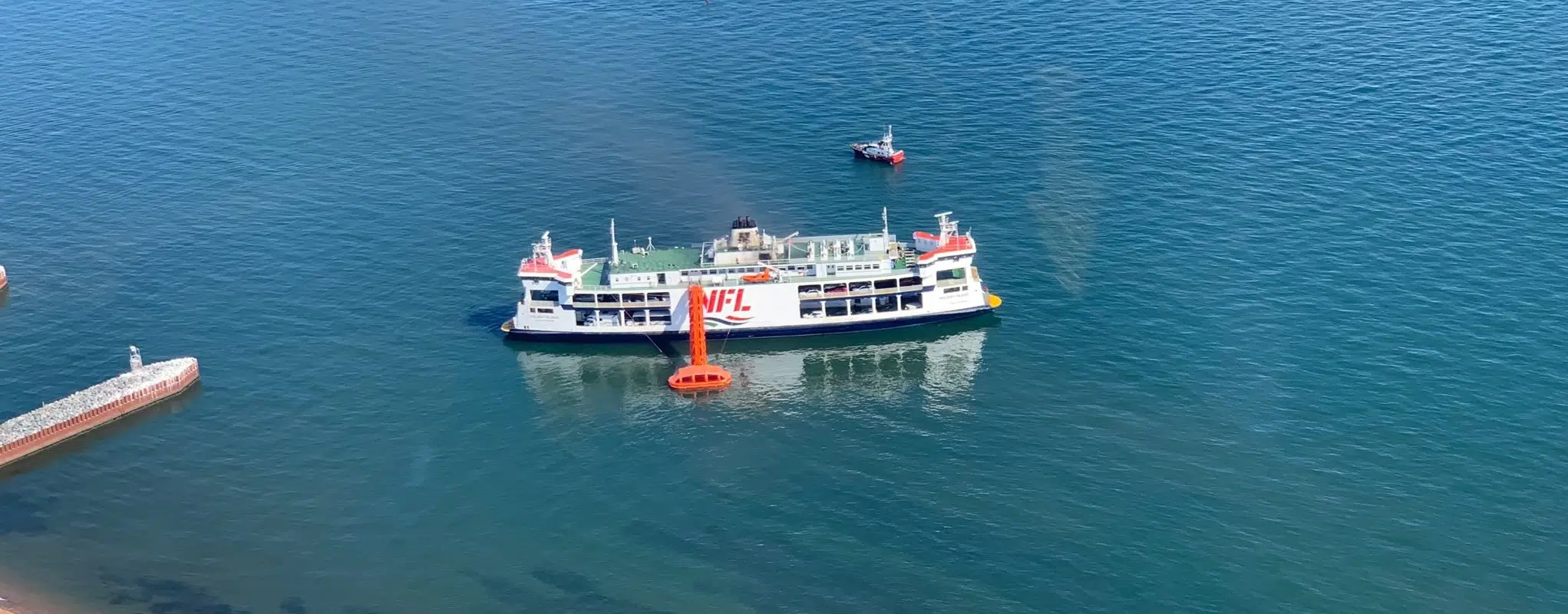 Fire may finally be out on P.E.I.N.S. ferry as it’s secured in berth at Wood Islands Y95.5