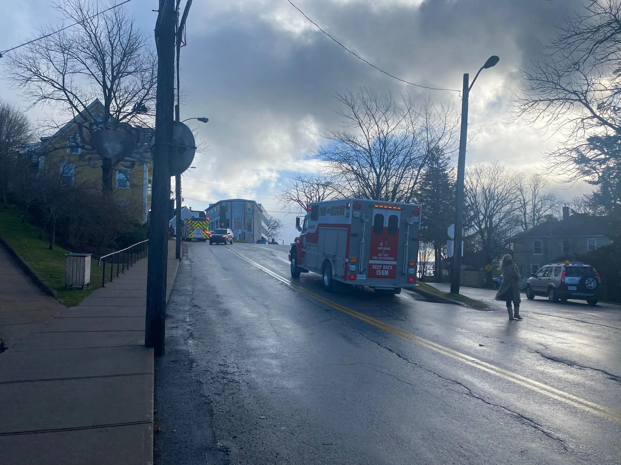 Lunenburg FD Respond to Downed Electrical Lines