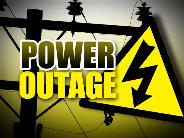 Power outage caused by lightning in Shelburne