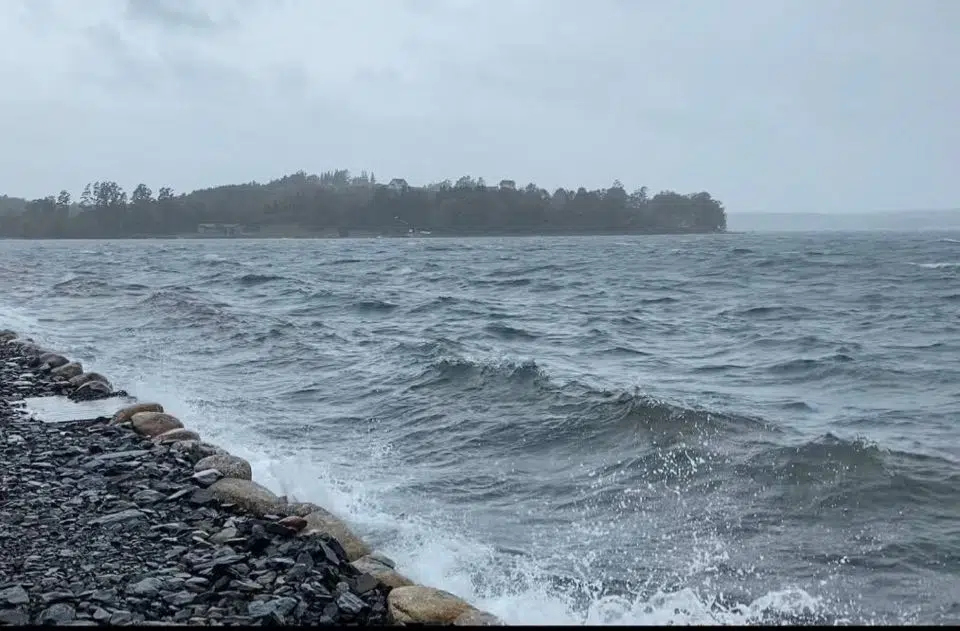 Teddy Makes Landfall Northeast of South Shore