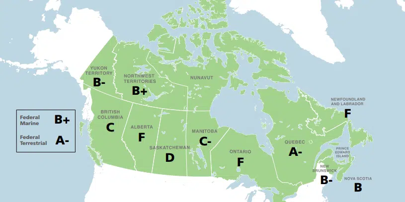 New report gives Nova Scotia “B” grade in protecting environment