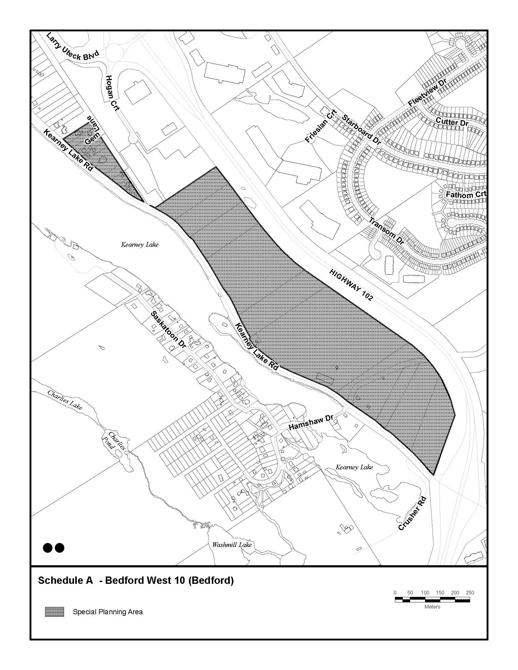 Province Takes Over Approval Power For 23 000 New Units Y95 5   Map Of Bedford West 10 Special Planning Area 