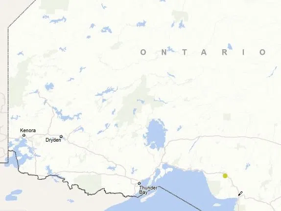 Cabinet Ministers Support New Ridings CFOB 93 1 The Border   Northwestern Ontario Map 0 