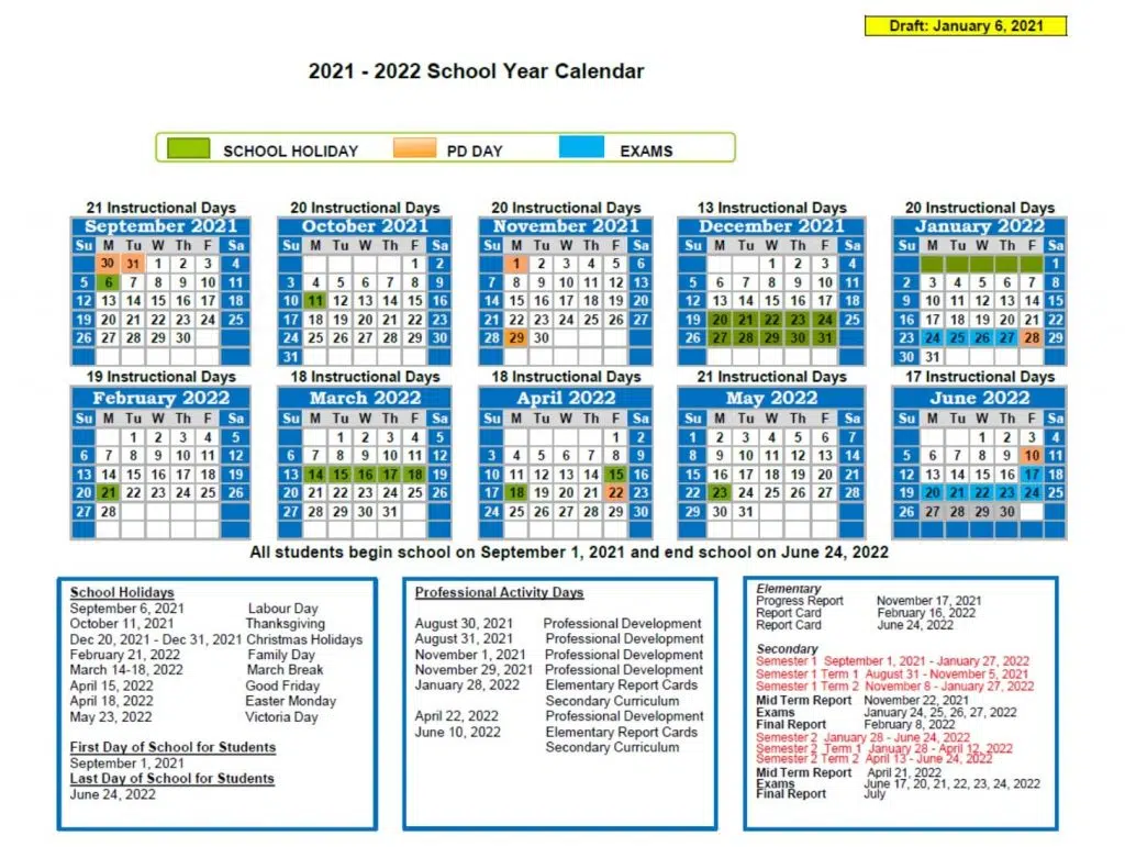 School Calendar Approved By Public Board | 93.1 The Border