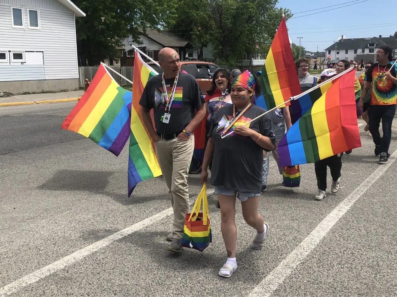 Pride Walk Attracts Nearly 200 | CFOB 93.1 The Border