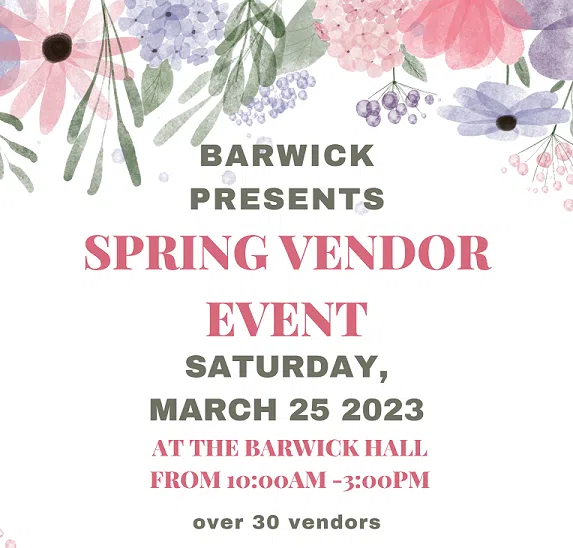 Barwick Spring Vendor Event – Andrea Schram Interview | CFOB 93.1 The ...