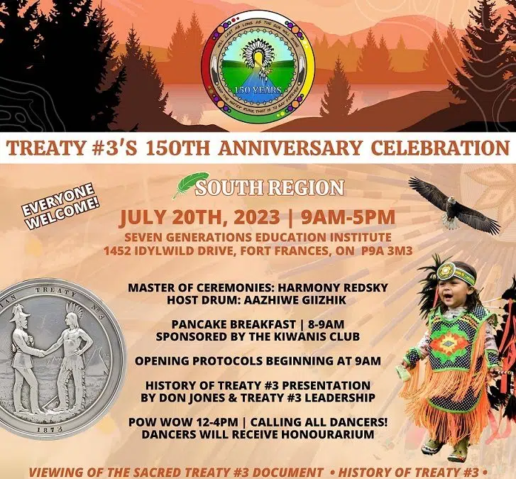 150th Anniversary of The Signing of Treaty 3 Events In Fort Frances