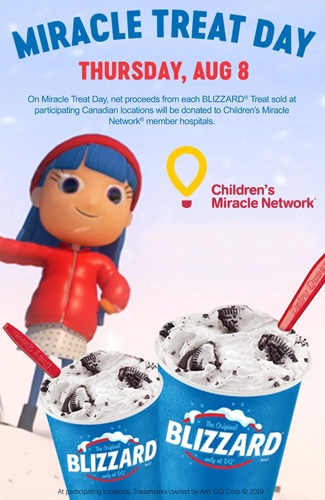 Miracle Treat Day At Dairy Queen CKDR