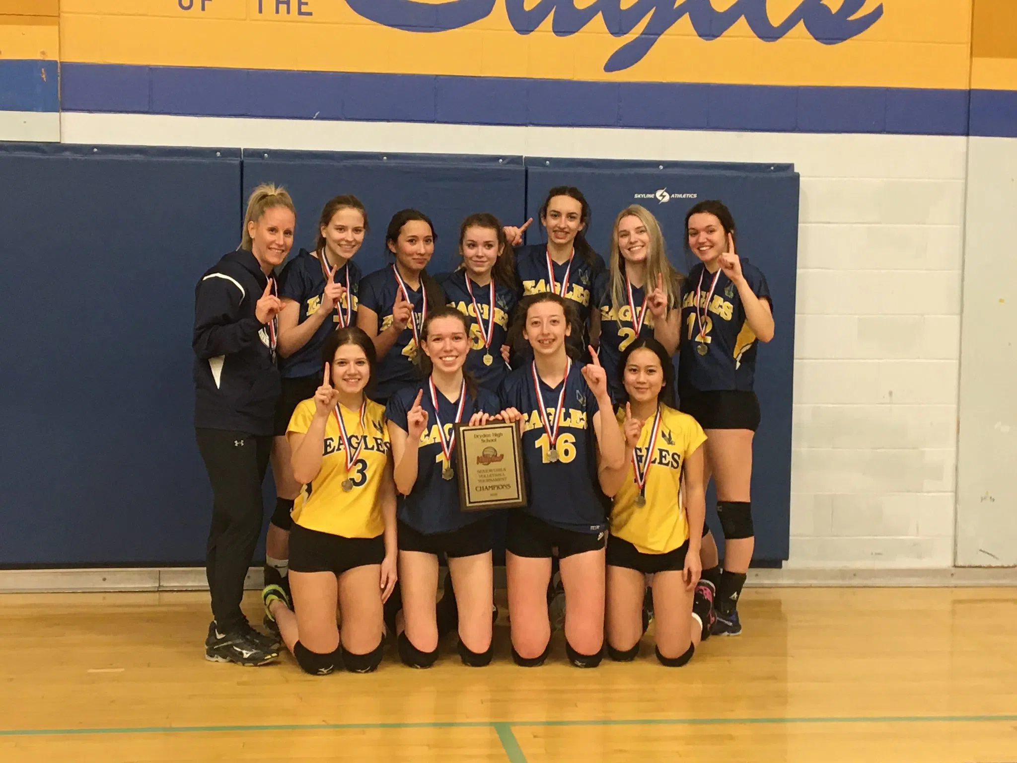 Dryden Eagles Girls Win Gold CKDR