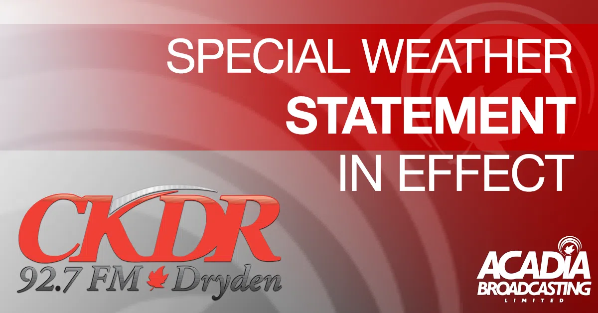 Special Weather Statement Issued | CKDR