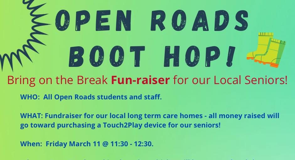 Open Roads Boot Hop For Seniors - Vimarsana News
