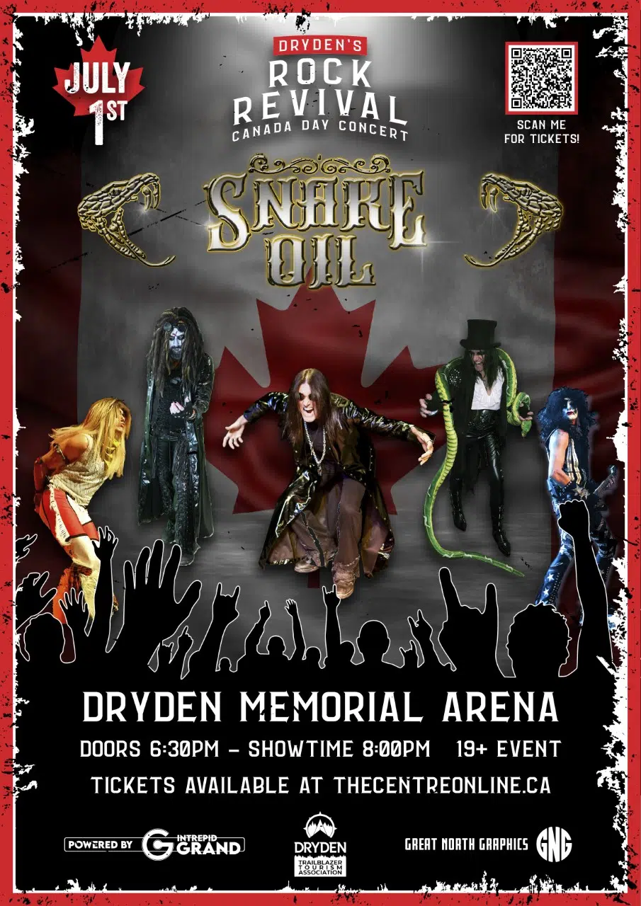 Big Canada Day Arena Concert Set For Dryden