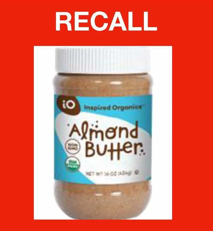 Organic Almond Butter Recall Due To Potential Health Risk Seehafer News