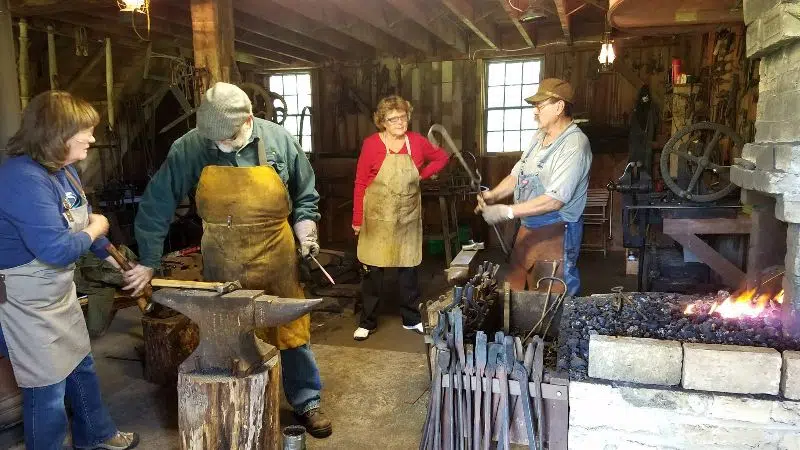 Historical Society Holds Females At The Forge Blacksmithing Workshop ...